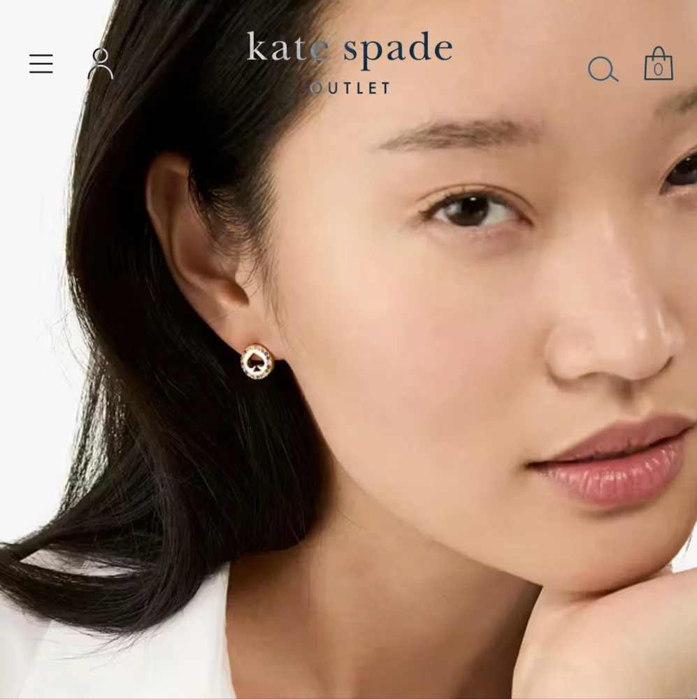 NWT Kate Spade Multicolor Spot The Spade Stud Earrings
